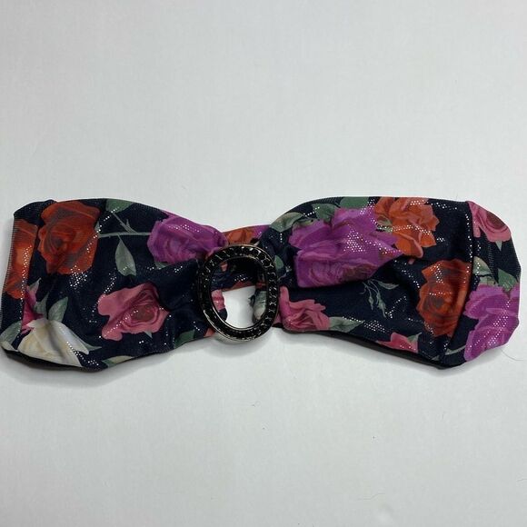 Beach Bunny Her Majesty Floral Bandeau Bikini Top - Picture 7 of 7